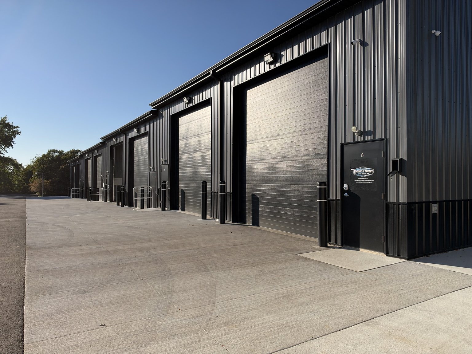 PROFLEX garage bays and 13 by 14 overhead doors in Akron Ohio